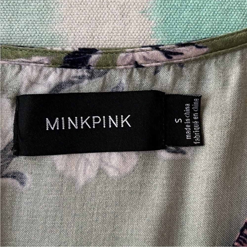 MINKPINK Floral Print V-Neck Long Sleeve Romper - Picture 8 of 14